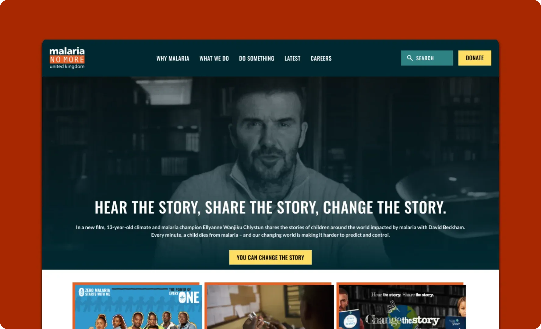 Revamping Malaria No More UK's Website: A User-Centric Approach