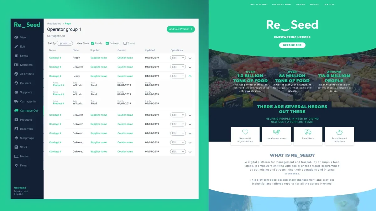 Design page
